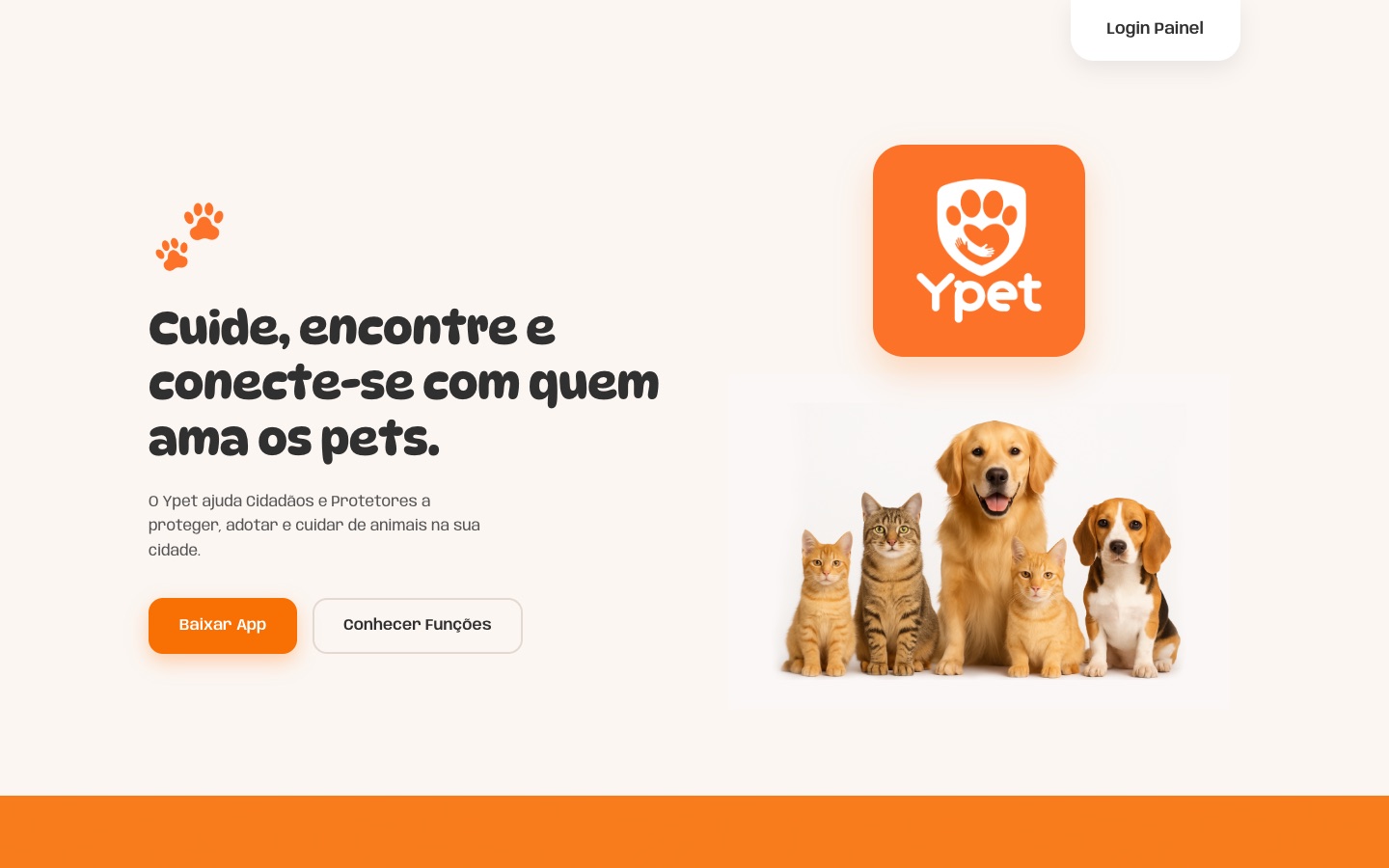 O site da YPET no computador